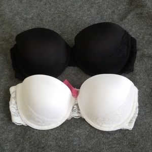Strapless fruit of the loom bras